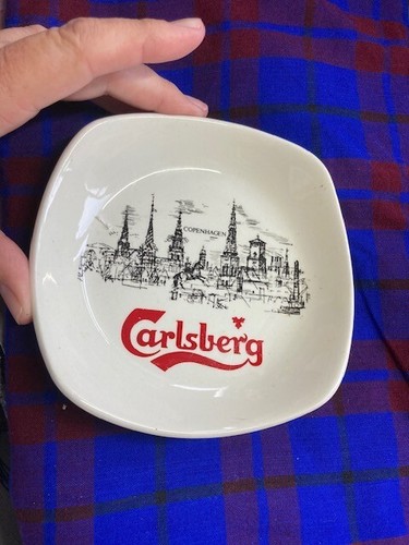 Vintage carlsberg ashtray or - vintage, (or