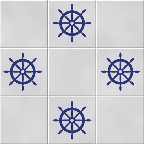 Ships wheel vinyl wall - ships,