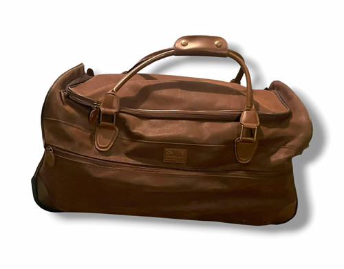 Kangol brown faux leather - brown,