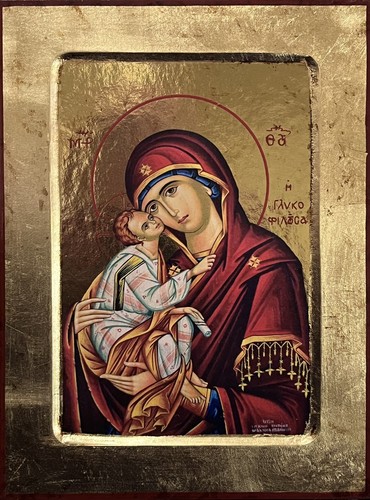 Theotokos glykophilousa icon - theotokos,