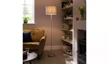 Argos Home Satin Stick Floor Lamp - Flint Grey