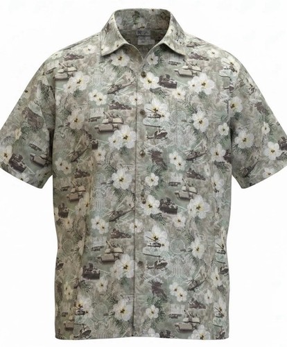 Kamp shirt military hawaiian - kamp,