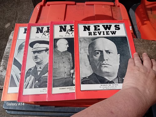 News review magazine mussolini - magazine,