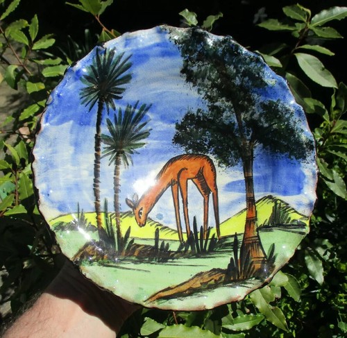 Hand painted oasis scene - oasis,