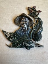 Antique German Metal Wall