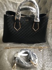 Black Handbag Satchel ALDO NEW 