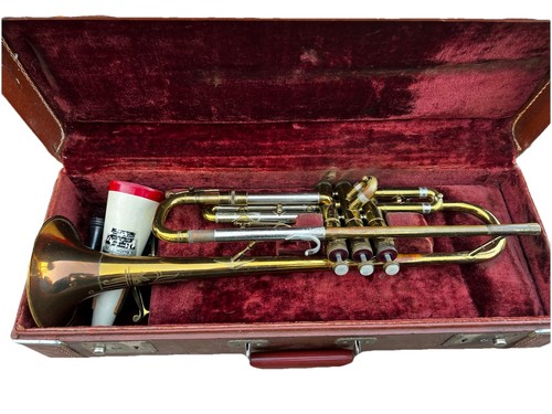 Vintage york trumpet case - york, &