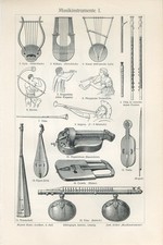 Lot prints 1895 old - prints,