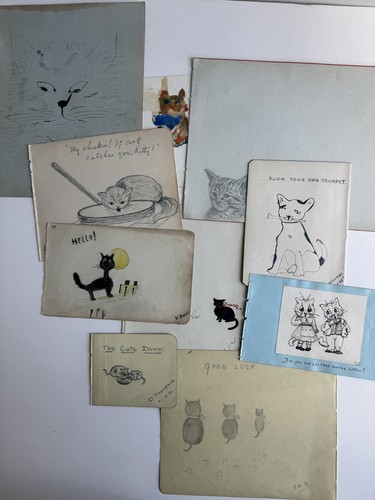 Set antique original cat - x,