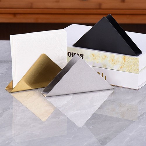Stainless steel napkin storage - steel,
