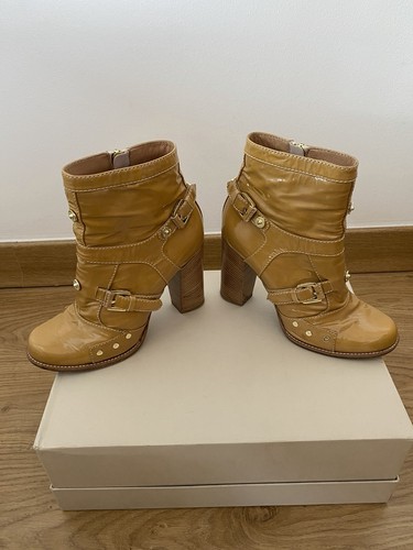 Mulberry leather ankle boots - mulberry,