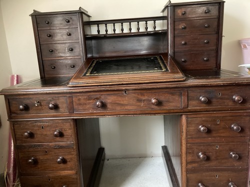 Victorian mahogany dickens - victorian,