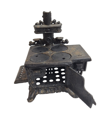 Vintage queen cast iron stove - vintage,