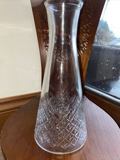 CUT GLASS WATER WINE TABLE