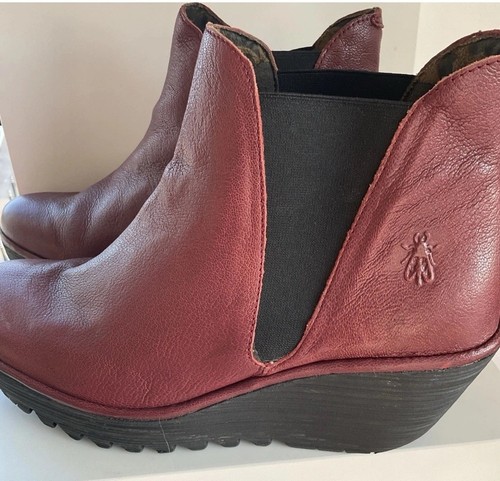 Fly london burgundy - fly, leather