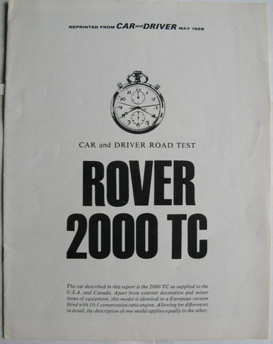 Rover 2000 usa car - 2000,