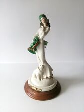 A Belcari Figurine Lady Vintage Italy 1980's Collectible Art Interior Decor Gift