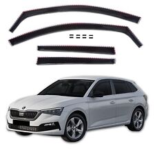 Wind Deflectors For Skoda Scala 2019-Up 4 PCS Set Black GP