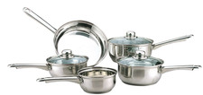 Sabichi 5 Piece Essential Saucepan set 14/16/18/20 & 24cm Frypan