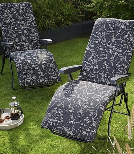 Miami padded relaxer chair - padded,