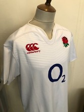 ENGLAND CANTERBURY RUGBY UNION SHIRT SIZE XL 2015