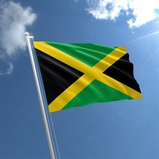Jamaican Flag 5ftx3ft BN With