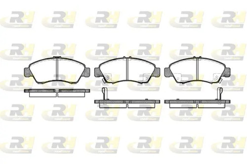 Brake pads front axle - pads,