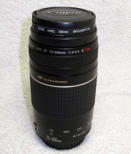 Excellent canon 300mm - ef, 75-300mm