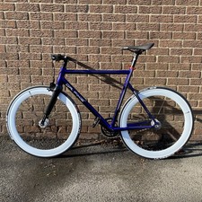 Dr Fixie Shappire Single Speed Fixie Fixed Gear Flip Flop 56cm Via Crit Custom