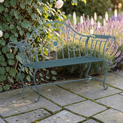 Garden bench seater vintage - bench, 2-seater