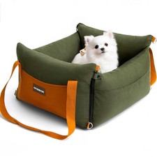 Premium Dog Car Seat for Small & Medium Pets, Portable Travel Bed For Dogs