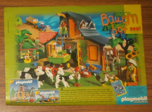 Rare advertising playmobil - advertising,