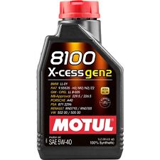 Motul 8100 X-cess 5w-40 5w40 Fully Synthetic Car Engine Oil - 1 Litre 1L
