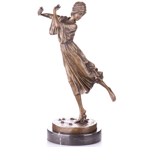Art deco bronze - of, a