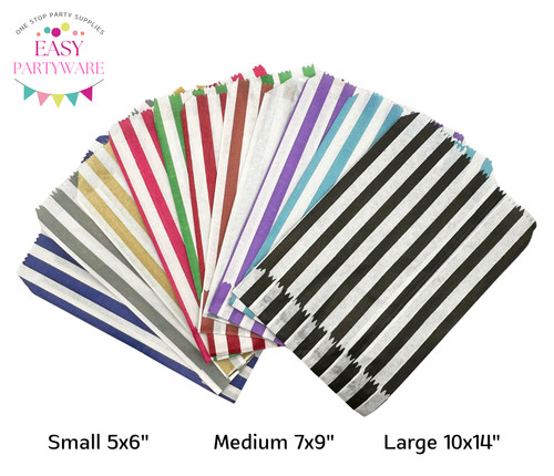 Candy stripe paper - candy, bags