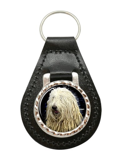 Komondor leather key - komondor, fob