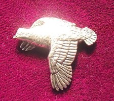 Quality Pewter Hunting Grouse