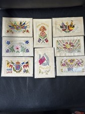 WW1 Embroidered Silk Postcards