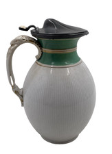 Antique Handle Jug Lidded