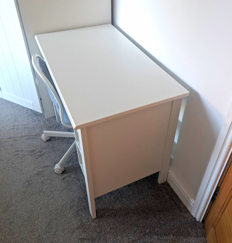 Ikea white computer desk with - ikea,