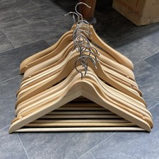 17 Vintage Wooden Coat Hangers