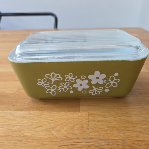 Vintage green pyrex spring - vintage,