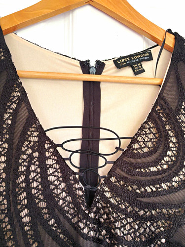 Lipsy london black lace - lipsy,