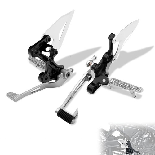 Chrome front driver footrests - front,