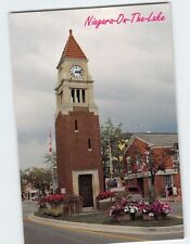 Postcard The War Memorial and clock tower Niagara On The Lake Canada