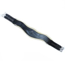 FSS Girth Humane Anatomical Curve Wave Elastic Leather Sheepskin DRAFT BIG HORSE