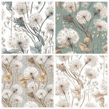 100 cotton fabric - cotton, dandelions