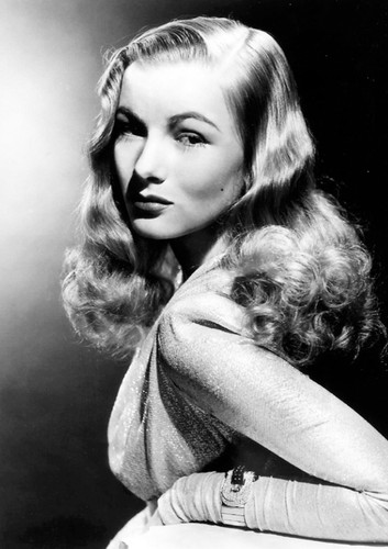 Veronica lake monochrome photo - monochrome,