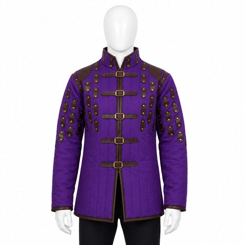 Medieval purple gambeson - purple,