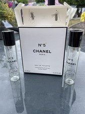 Chanel No. 5 Eau De Toilette Empty Bottles And Box. 3x20ml